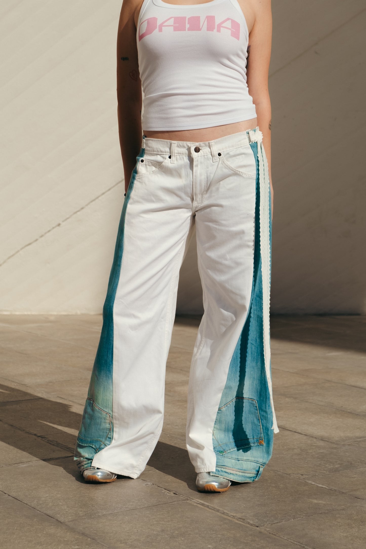 Double Colour Laced Jean