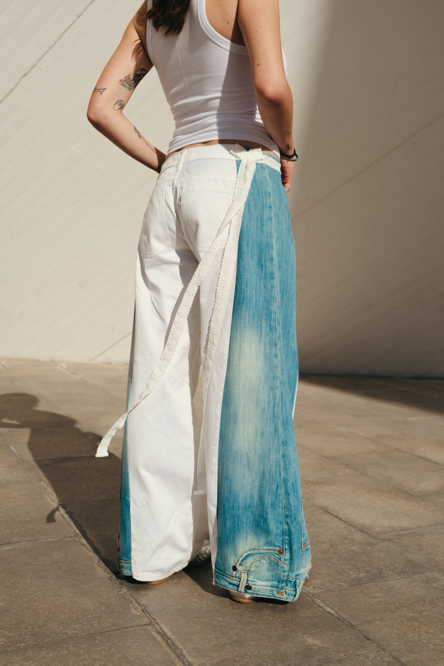 Double Colour Laced Jean