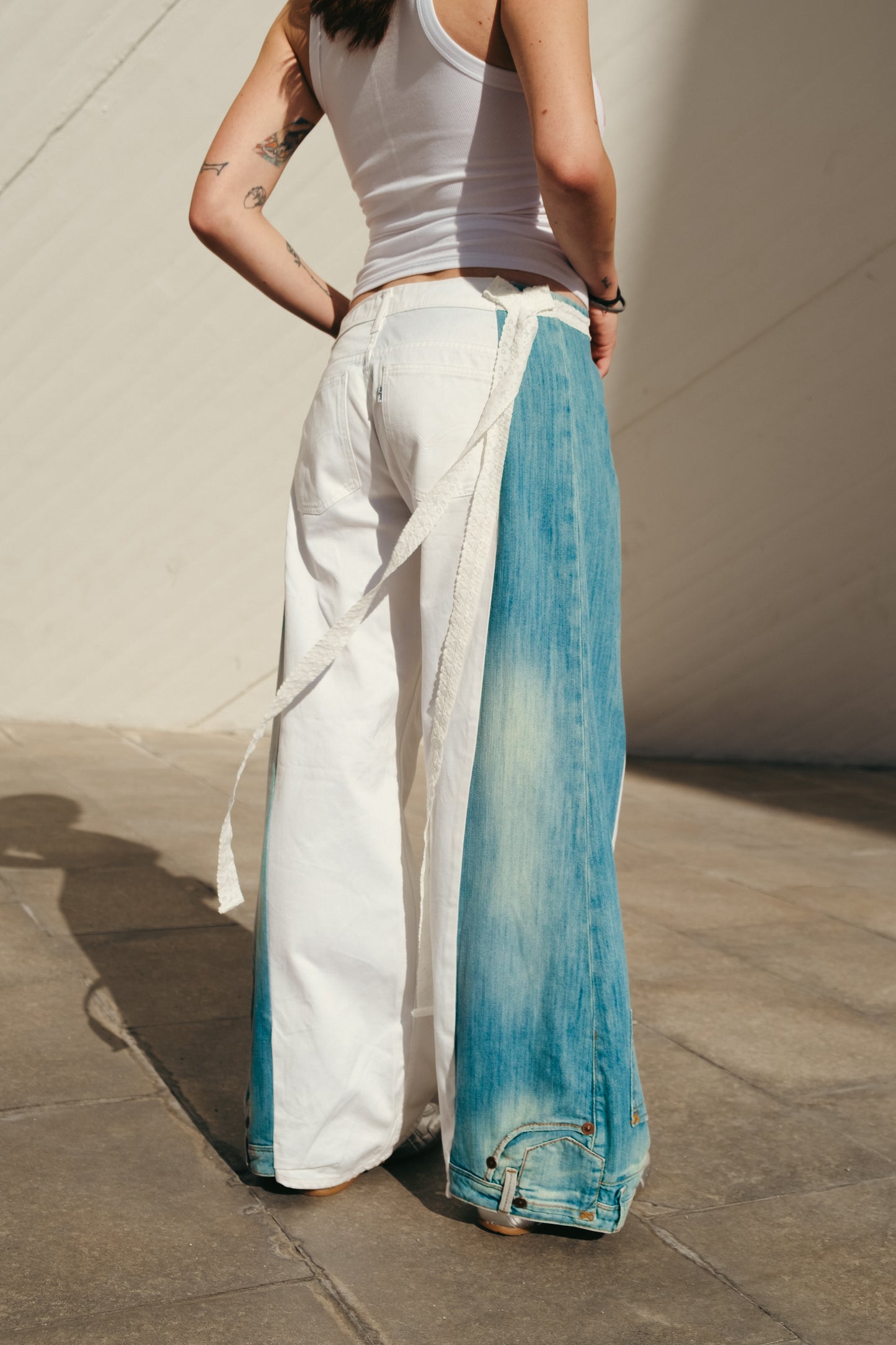 Double Colour Laced Jean