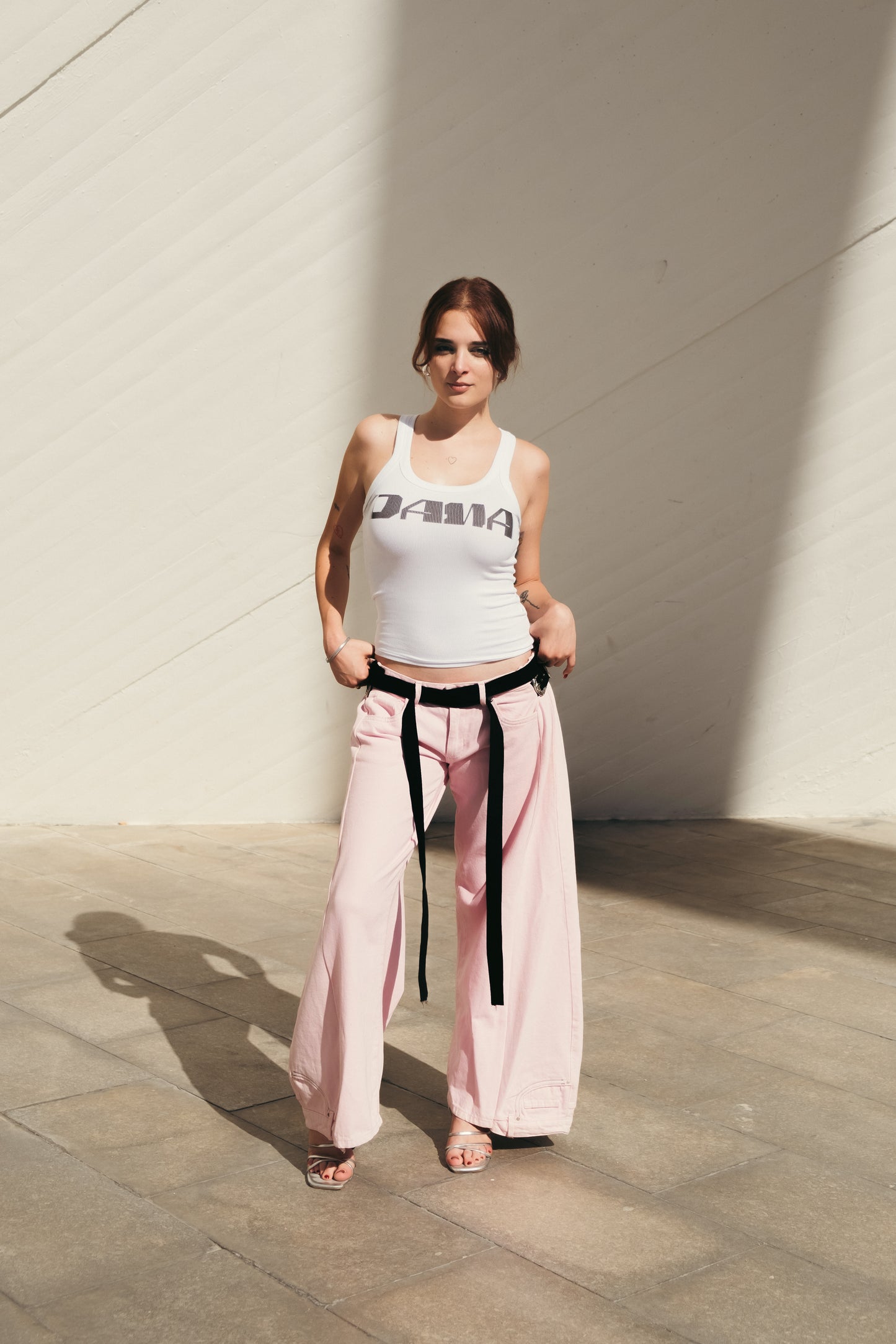 Bright Pink Utility Pants