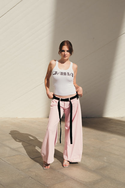 Bright Pink Utility Pants