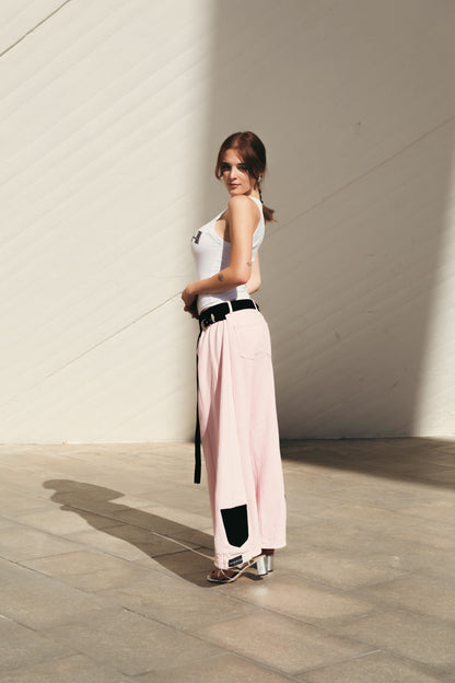 Bright Pink Utility Pants