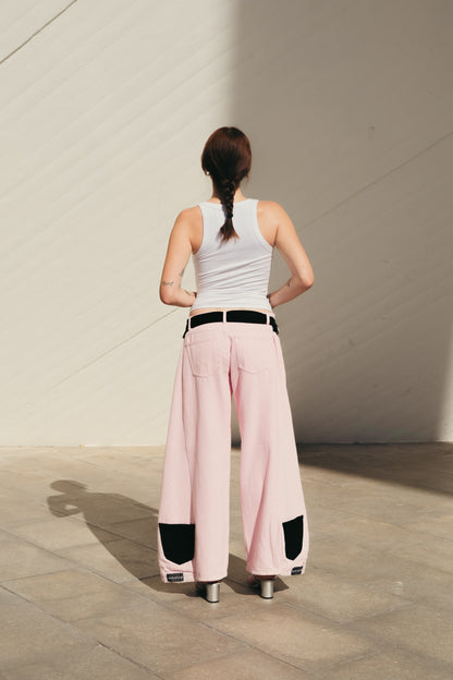 Bright Pink Utility Pants